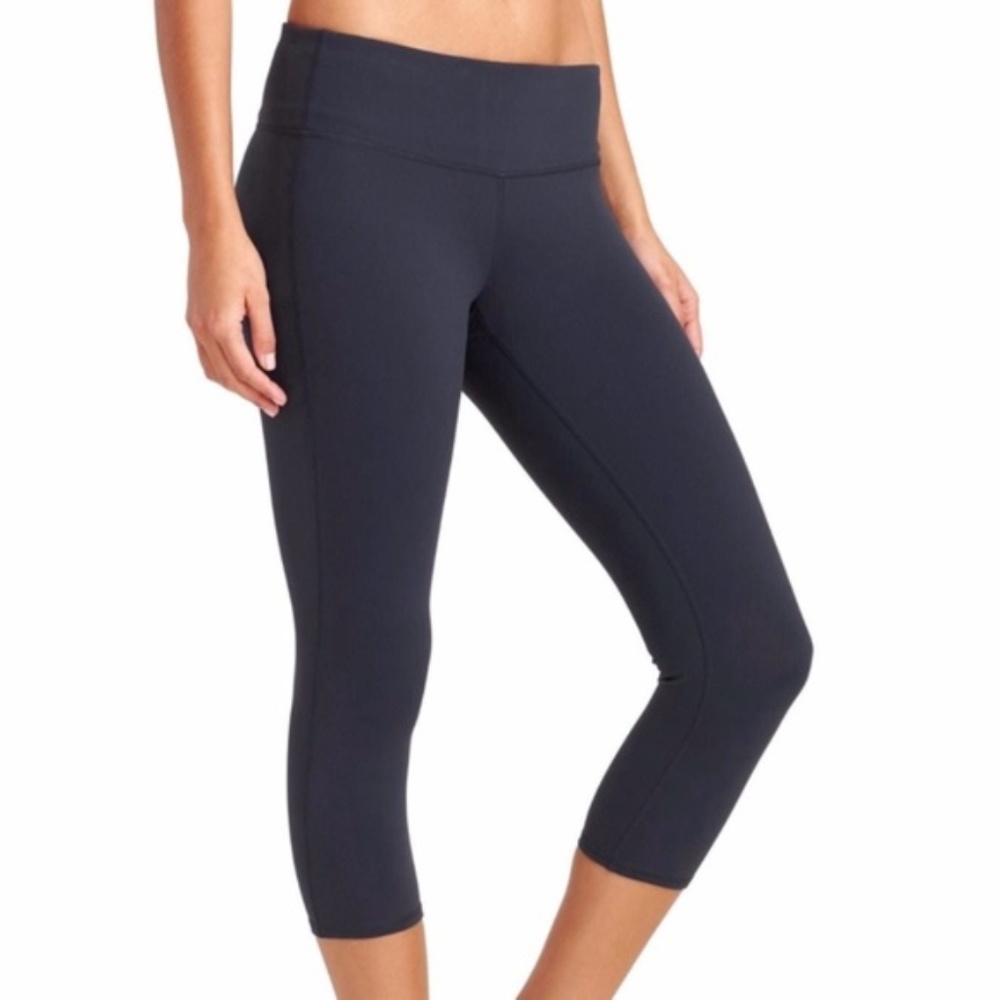 ATHLETA Chaturanga Capri Crop Navy Blue sz XS